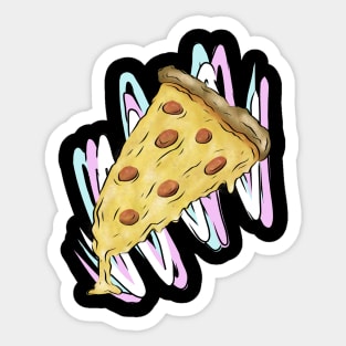 Retro Pizzo Sticker